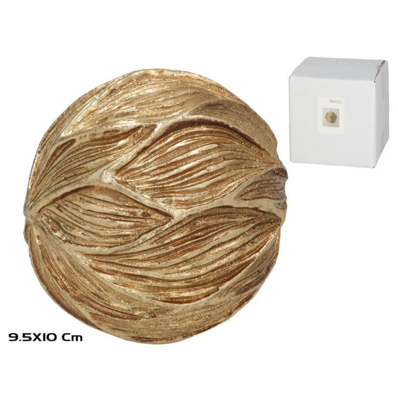 BOLA ORBE DECO 9.5X9.5X10 CM RESINA