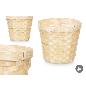 CUBRE MACETAS REDONDO BAMBU TRENZADO
