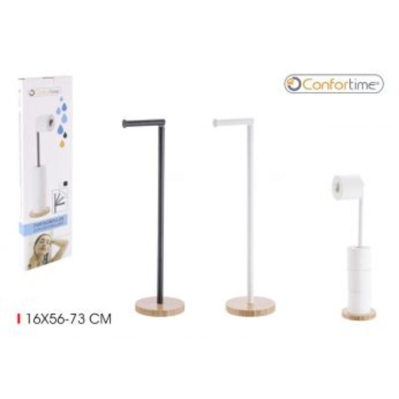 PORTAROLLOS PAPEL WC INOX CONFORTIME