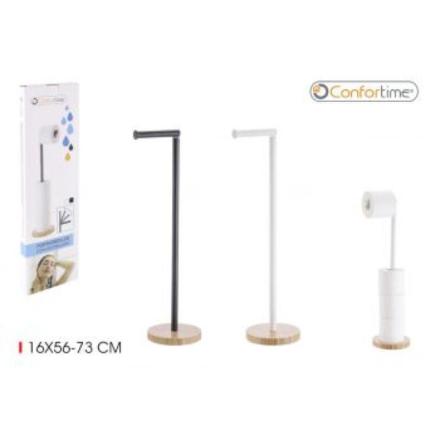 PORTAROLLOS PAPEL WC INOX CONFORTIME