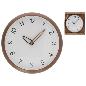 RELOJ DE PARED FASHION MARRON 30 CM