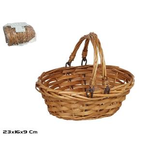 CESTA ASA MORFEO 23X16X9 CM OVAL