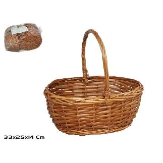 CESTA ASA MORFEO 33X25X14 CM OVAL