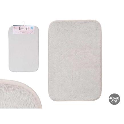 ALFOMBRA BAÑO VISCOELASTICA GRIS CLARO