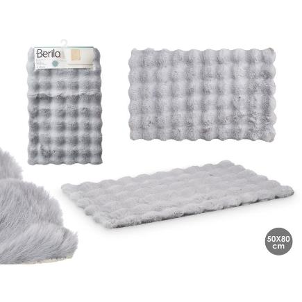 ALFOMBRA BAÑO GRIS