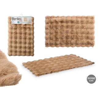 ALFOMBRA BAÑO MARRON