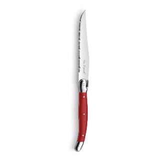 SET 6 CUCHILLO STEAK RUSTIC ROJO LOU LAGUIO
