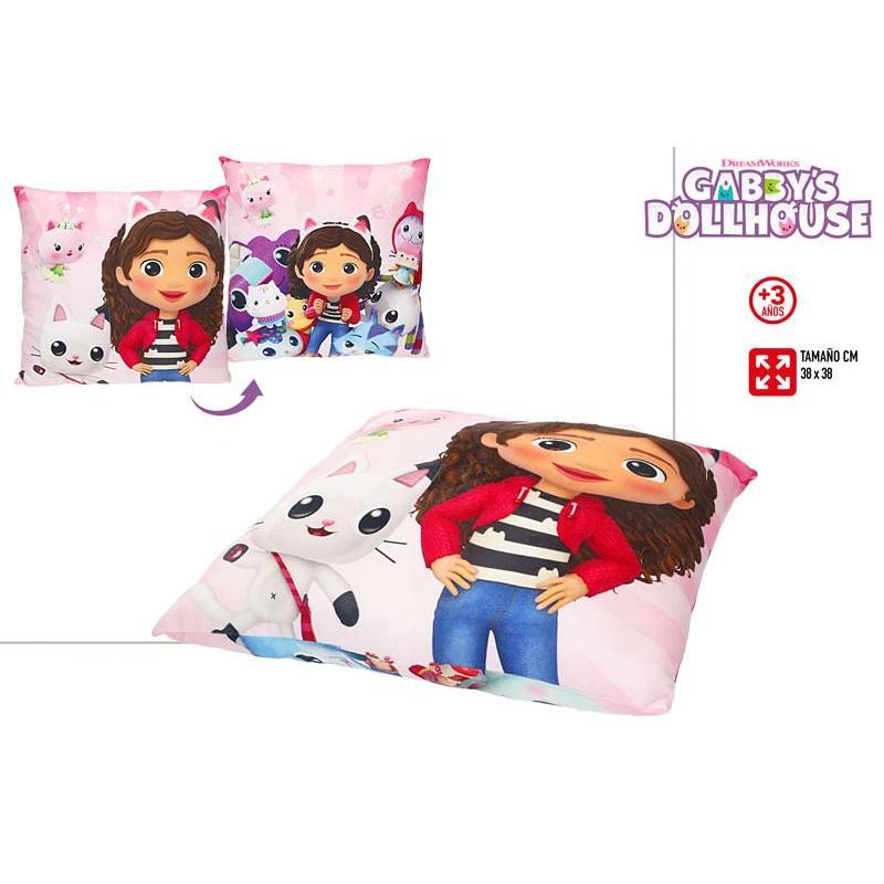 COJIN 38X38 CM GABBY´S DOLLHOUSE