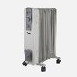 RADIADOR ACEITE ACEBUCHE 2000W GRIS 3 POT 9 ELEM ANTI VUELCO