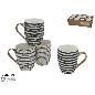 TAZA CERAMICA 8X12X10.5 CM. VANGER SURTIDO