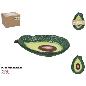 PLATO LLANO AGUACATE 15.5X10.5X2.5 CM.