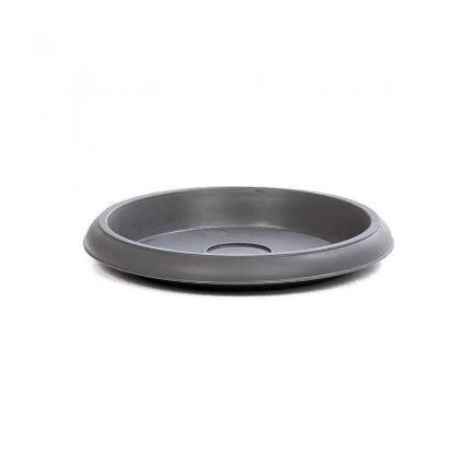 PLATO MACETA REDONDA 18CM. ANTRACITA