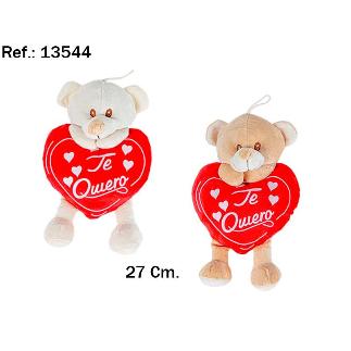 OSO SURTIDO CORAZON PIERNAS TE QUIERO 27 CM.