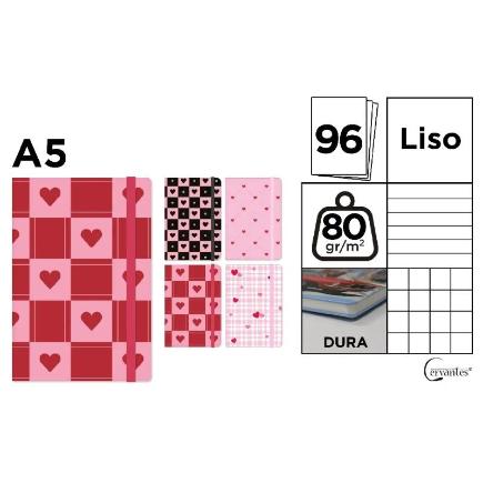 CUADERNO DE NOTAS TAPA FORRADA A5