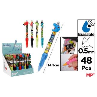 BOLIGRAFO BORRABLE CON DECORACION