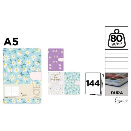 CUADERNO DE NOTAS DECORADO 13.4X19 CM