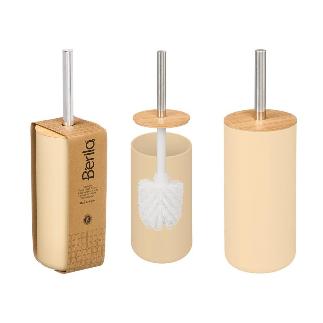 ESCOBILLERO PLASTICO BAMBU BEIGE