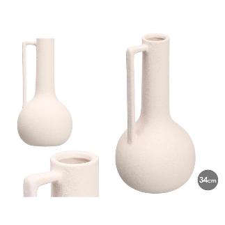 JARRON TINAJA 34 CM BLANCO