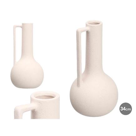 JARRON TINAJA 34 CM BLANCO