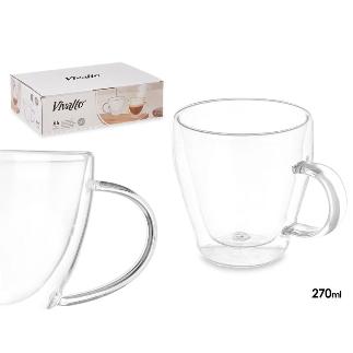 TAZA DESAYUNO BOROSILICATO 270 ML