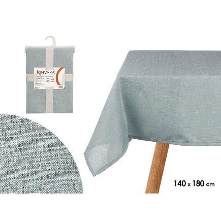 MANTEL POLIESTER 140X180 CM AZUL PALO