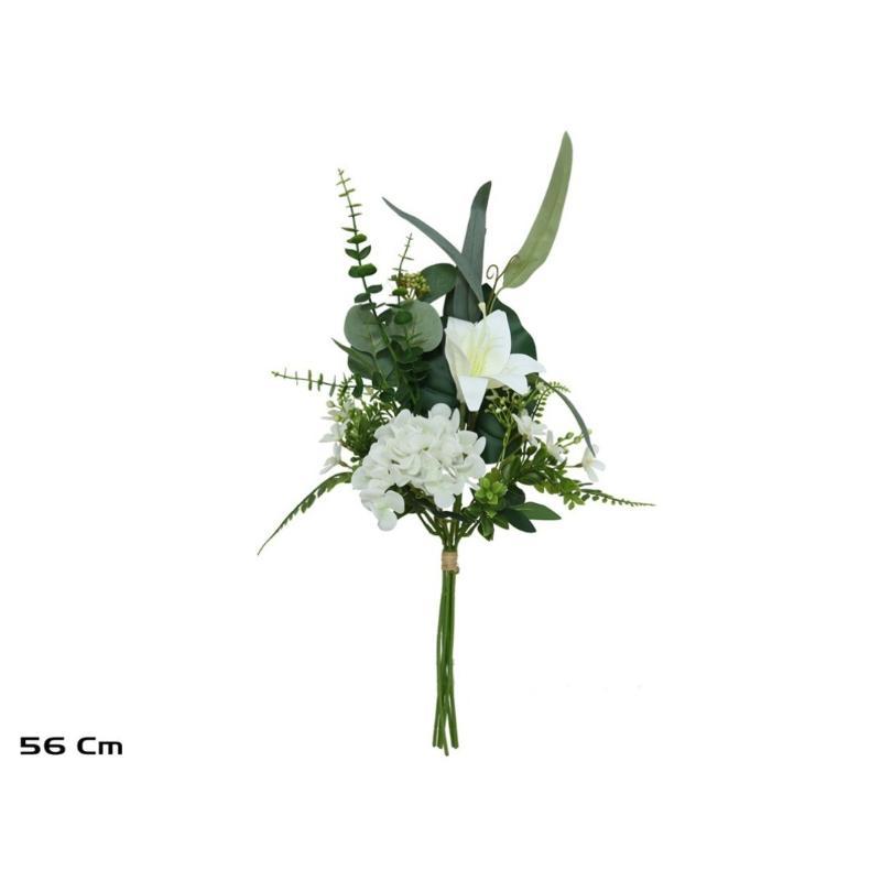 ATADO HORTENSIA LILIUM 56 CM BLANCO