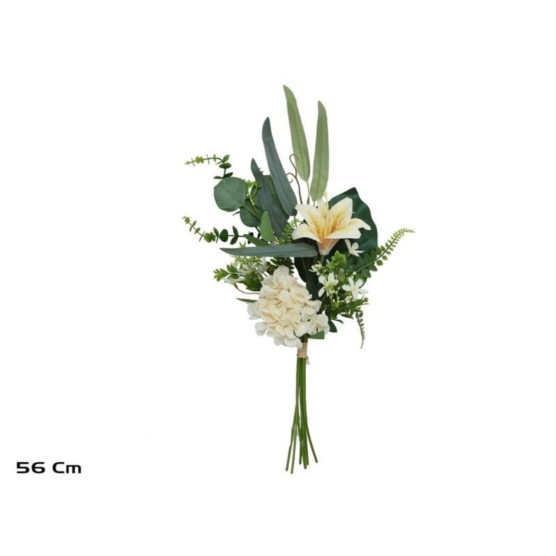 ATADO HORTENSIA LILIUM 56 CM CREMA