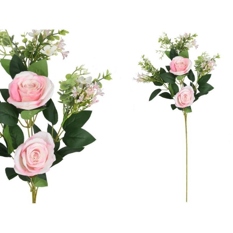 VARA ROSAS LILIES X5 87 CM ROSA