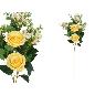 VARA ROSAS LILIES X5 87 CM AMARILLO