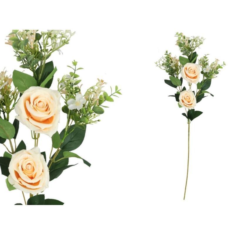 VARA ROSAS LILIES X5 87 CM CREMA