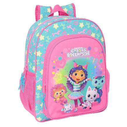 MOCHILA JUNIOR ADAPT CARRO GABBY´S DOLLHOUSE CONFETTI