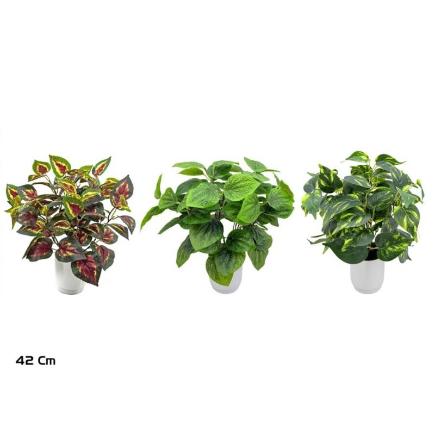 MACETA HOJAS X78-42 CM (S)