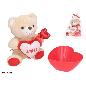 SET PELUCHE ROSE 30 CM Y ACC EN BOLSA CON LAZO