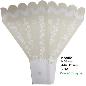 BOUQUET FLOR BLANCO X 50 PZS 44/12 CM H 54 CM