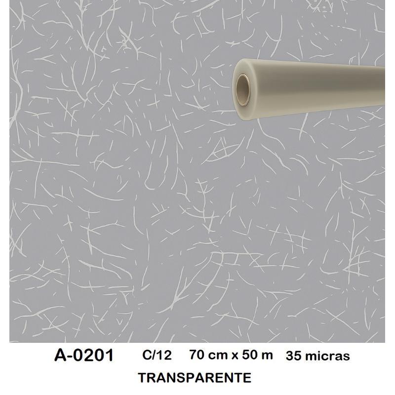 BOBINA POLIPROPILENO ICE BLANCO 70CM X 50 M (CELOFAN)