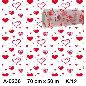BOBINA POLIPROPILENO TRANSPARENTE CORAZONES 70CM X  50 M