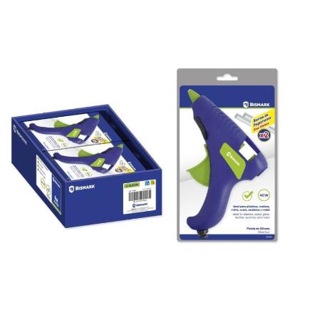 PISTOLA SILICONA BAJA TEMPERATURA 40W+ 2 RECAMBIOS