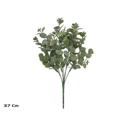 RAMO EUCALIPTO X7- 37 CM VERDE