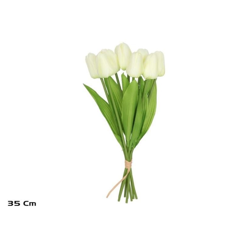 ATADO TULIPANES X8- 35 CM FUCSIA