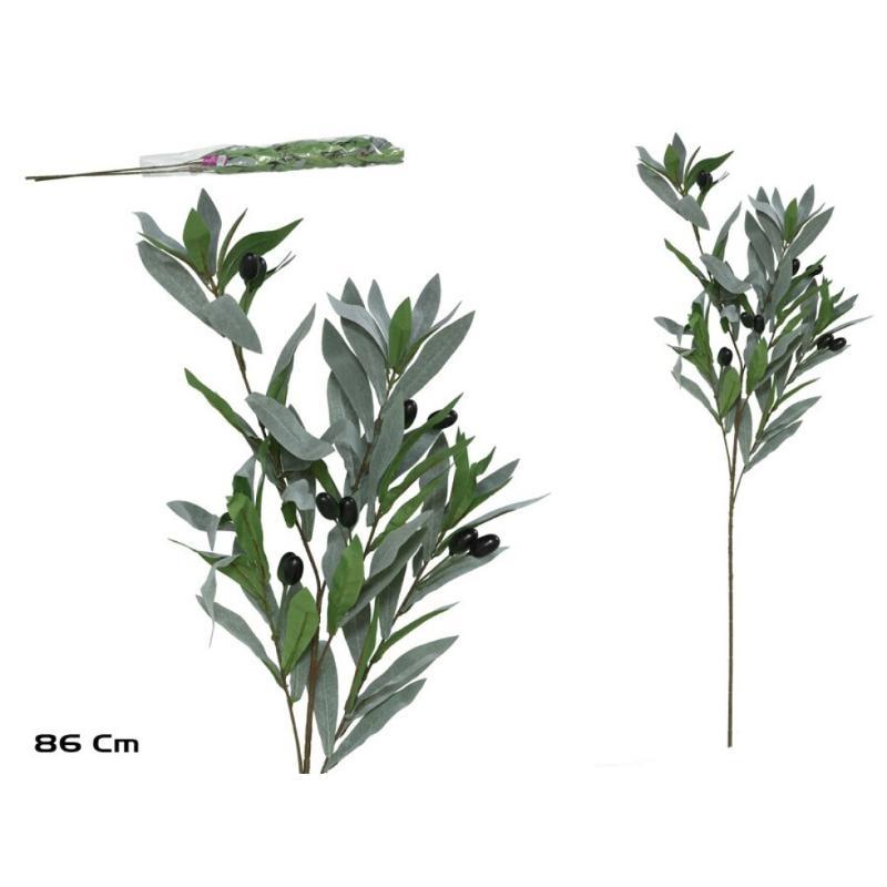 VARA OLIVO FLOCADO 86 CM