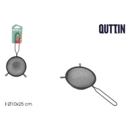 COLADOR METAL NEGRO 10 CM QUTTIN