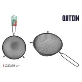 COLADOR METAL NEGRO 20 CM QUTTIN