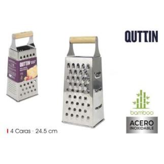 RALLADOR MULTIUSOS ASA BAMBU 24.5 CM QUTTIN