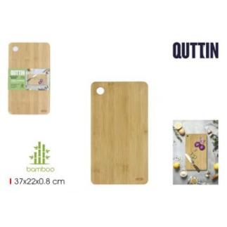 TABLA PARA CORTAR BAMBU 27X15X0.8CM QUTTIN