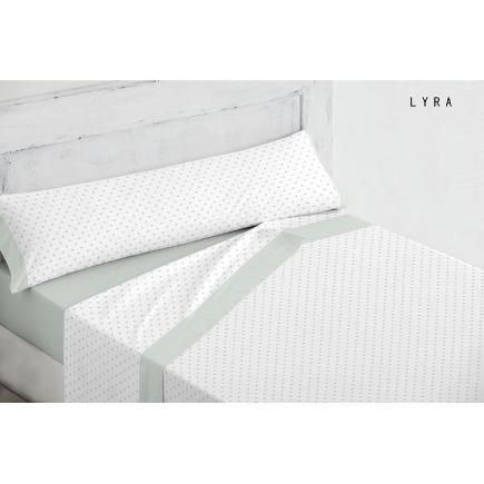 JUEGO SABANAS POL ALG DN LIRA OLIVA T/105