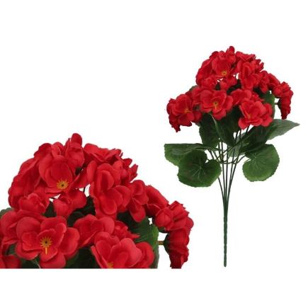 RAMO GERANIO X5-35 CM ROJO