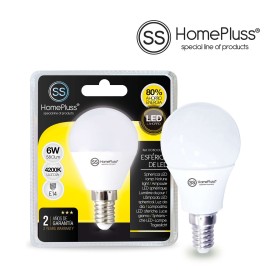 LAMPARA ESDERICA LED 6W E14 4200K LUZ CALIDA      