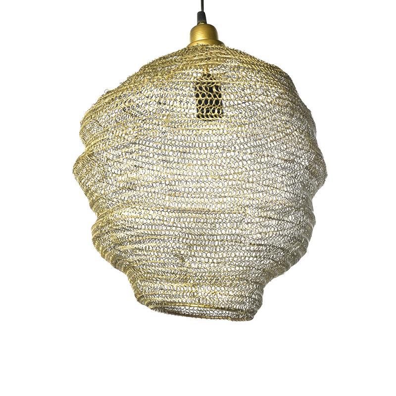 LAMPARA COLGANTE DE METAL D30XH48 CM