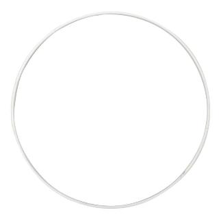 ARO METAL D40 CM BLANCO