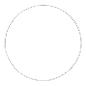 ARO METAL D40 CM BLANCO